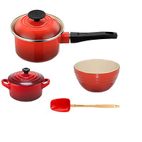 LE CREUSET 酷彩 锅具套装 4件(珐琅)