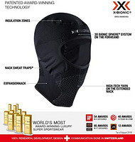 X-BIONIC 4.0系列 男女同款滑雪护脸头套,黑色/炭黑色,Si