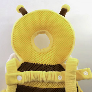 爱宝适 S150 婴儿学步防摔枕 透气网款 黄色小蜜蜂 19*30cm