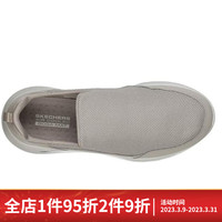 SKECHERS斯凯奇男士休闲鞋舒适健步运动低帮54626 Khaki 7/39.5码