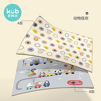 kub 可优比 婴儿爬行垫泡沫地垫加厚xpe玩具游戏毯 动物狂欢1.8m*1.5m*1cm