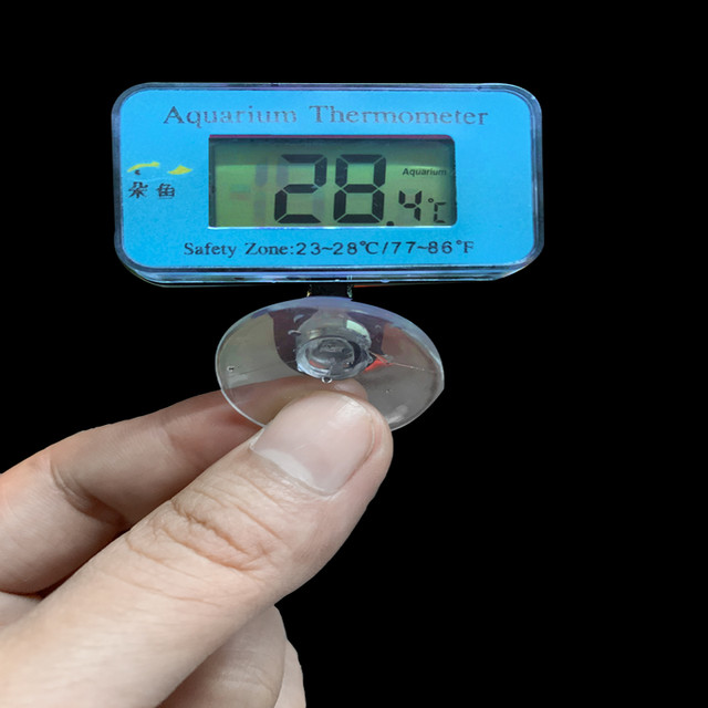 朵鱼 水族温度计养鱼液晶水温计热带鱼电子水温仪器鱼缸水族箱测温