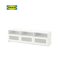 IKEA 宜家 BRIMNES百灵电视柜现代简约合叶门带抽屉边柜