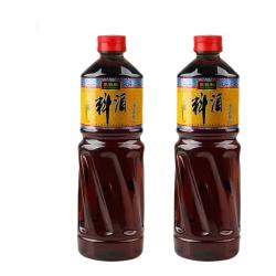 WANGZHIHE 王致和 塑瓶精制料酒 1L*2瓶