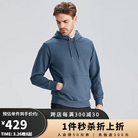 NAUTICA 诺帝卡 男装春秋情侣款休闲连帽套头卫衣KE1290 4EB灰蓝(212) M