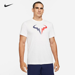 NIKE 耐克 纳达尔短袖男温网RAFA球迷款网球运动T恤CW1535-100
