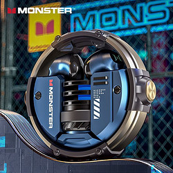 MONSTER 魔声 XKT10无线蓝牙耳机游戏电竞运动新款超长续航男女通用