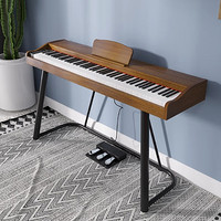 ROVGE 罗威格 便携式电钢琴  L170木纹棕单主机-三踏-力度键-配折叠凳