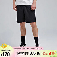 Kappa 卡帕 摩登天空联名短裤夏男篮球短裤休闲五分裤运动短裤 黑色-990 L