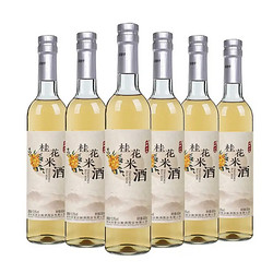 TONGLI HONG 同里红 桂花米酒490ml*6瓶 整箱装