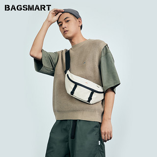 BAGSMART 潮牌男生挎包时尚斜挎包邮差包情侣单肩包男士包包女胸包