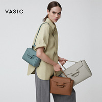 VASIC 牛皮 Ever大号 itbag OL风时尚设计女包单肩斜挎手提 凯特周