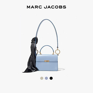 MARC JACOBS DOWNTOWN MJ 牛皮通勤丝巾单肩手提包