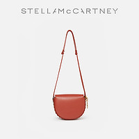 STELLA McCARTNEY 斯特拉·麦卡特尼 [FRAYME]Stella McCartney金色粗链砖红色斜挎包小号翻盖肩背包