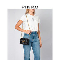 PINKO 品高 通勤女包链条拼色PUFF包小号燕子包1P22W9A03M