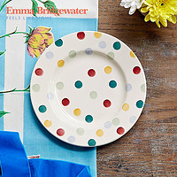 EMMA BRIDGEWATER 盘子家用菜盘陶瓷碗盘波点系列创意餐具