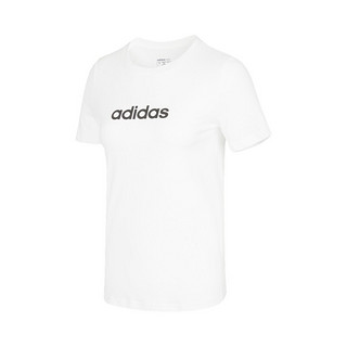 adidas NEO W ESNTL TEE1 女子运动T恤 GS5178 白色 XS