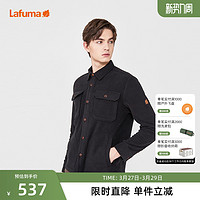 Lafuma 乐飞叶 户外休闲保暖工装衬衫抓绒衣男摇粒绒外套LMJA1CR87