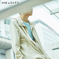 MECITY 男装轻薄连帽运动男夹克外套