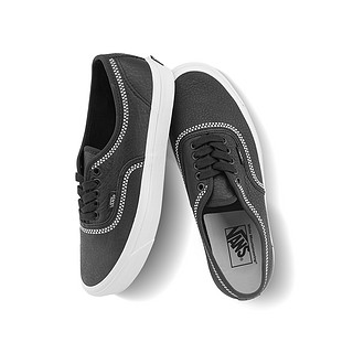 VANS 范斯 Authentic 44 DX 中性运动板鞋 VN0A7Q5CBMX 黑色/白色 42.5