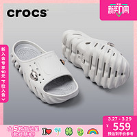 crocs 卡骆驰 波波凉拖男户外凉拖鞋平底鞋一字拖鞋女鞋|208170