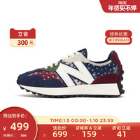 NewBalance NB官方奥莱 男鞋秋冬时尚简约阿甘鞋N字休闲运动鞋327