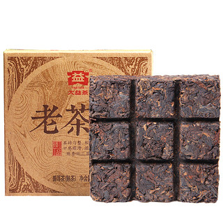 大益 老茶头普洱砖茶5*100g 2014勐海茶厂推荐客口粮普洱熟茶