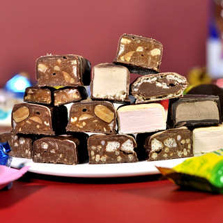 俄罗斯糖果巧克力混合散装喜糖500g进口零食品年货礼盒装圣诞礼包
