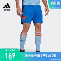 adidas官方outlets阿迪达斯男世界杯西班牙客场速干足球短裤
