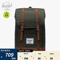 和行 Herschel 赫行 Retreat 大号双肩包 Eco 系列休闲旅行包潮牌背包10971