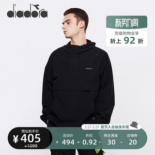 diadora 迪亚多纳 男子运动夹克 D031AN01M 黑色 M