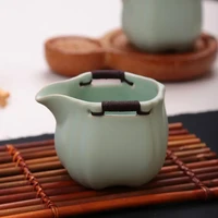 真迹 汝窑公道陶瓷杯 禅意茶海