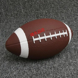爵尼 3号青少年橄榄球美式足球含腰旗套装儿童学生团队游戏教学橡胶球 3号单个橄榄球一个
