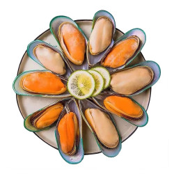 5元】浓鲜时光贝类_浓鲜时光 新西兰半壳青口贝 10