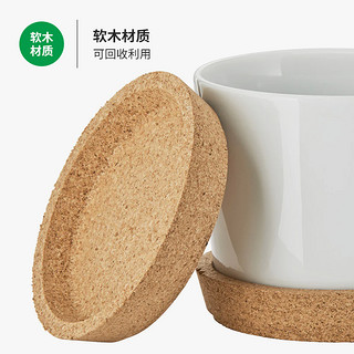 IKEA宜家IKEA365+杯垫9cm10cm软木2件套保护桌面降低噪音现代