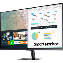 SAMSUNG 三星 S32AM700PC 32英寸 VA 显示器 (3840×2160、60Hz、HDR10、Type-C 65W)