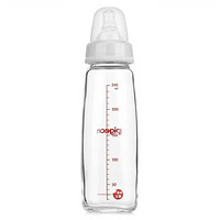移动端：Pigeon 贝亲 标准口径玻璃奶瓶 新生儿婴儿奶瓶配标口宝宝标准口径玻璃奶瓶 240ML（M号奶嘴）AA85
