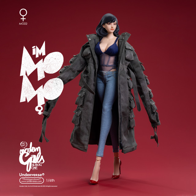 Underverse MODERN GALS 系列 1/6 收藏级可动人偶“倒爷”MOMO