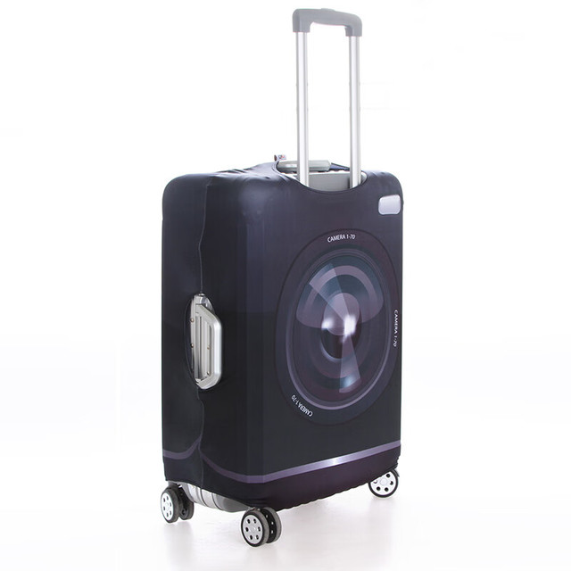川诺 行李箱套 旅行箱拉杆箱保护套加厚防尘套 相机图案XL码