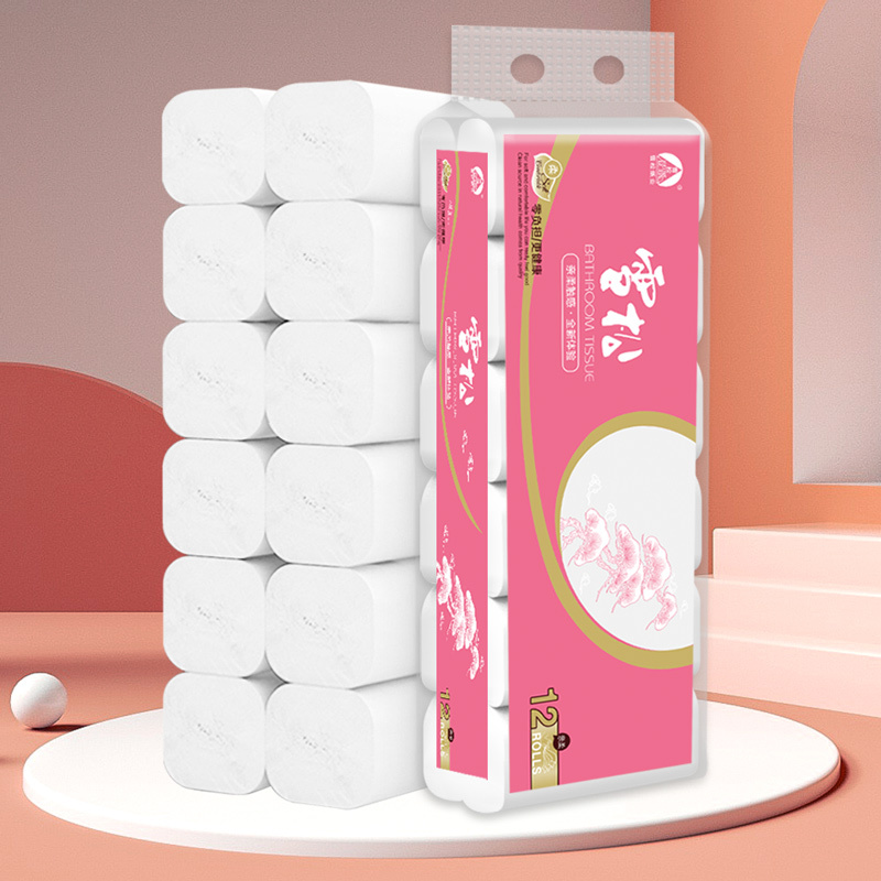 苏宁宜品 雪松卫生纸卷纸 原木浆 无芯卷筒纸家庭用纸母婴适用700克/提