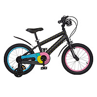 gb 好孩子 儿童自行车男女孩脚踏车童车学生单车带辅助轮3-4-6岁多版本
