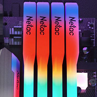 Netac 朗科 16GB(8Gx2)套装 DDR4 3200频率台式机内存条 绝影系列RGB灯条(C16)电竞神条