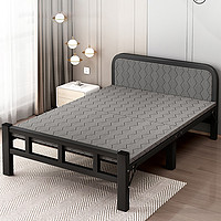 折叠床家用卧室单人床简易床办公室午休经济型出租房加床铁艺床