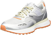 BOSS 男士 Jonah Runn 金属运动鞋由不同材料制成,颜色点缀尺寸