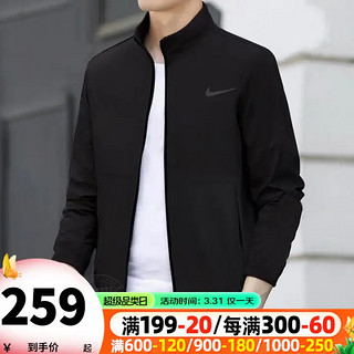 NIKE 耐克 Sf Windrunner Hd Jkt 男子运动羽绒服 DD6796-077 烟灰色 XL