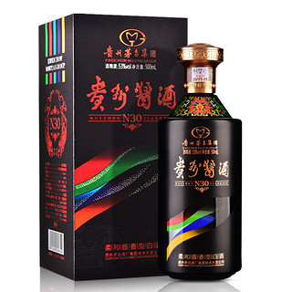 MOUTAI 茅台 集团 飞天仙女图礼盒 贵州酱酒N30 53度柔和酱香型白酒 500ml单瓶装