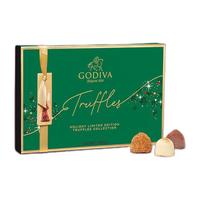 GODIVA 歌帝梵 圣诞松露形巧克力礼盒 214g