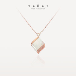 RESET 瓦系列 寒酥925银蝶贝项链