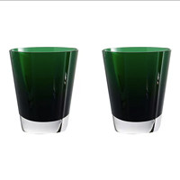 Baccarat MOSAIQUE色彩系列 水晶玻璃杯 220ml*2个 绿色