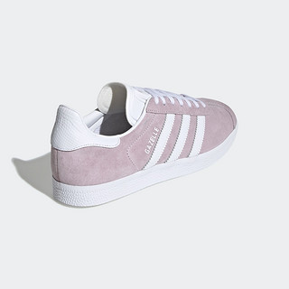 adidas ORIGINALS Gazelle W 女子运动板鞋 EE5540 淡粉紫灰/亮白 36.5